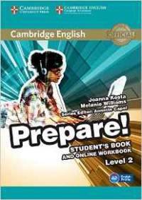 Cambridge English Prepare! Level 2 Student's Book and Online Workbook