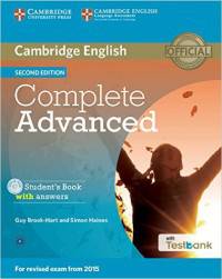Complete Advanced. Student's Book with Answers with Testbank (+ CD-ROM)