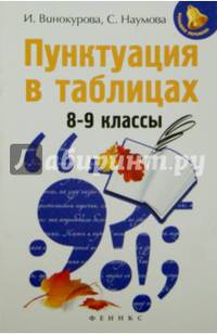 Пунктуация в таблицах:8-9 классы...