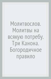 Молитвослов. Молитвы на всякую потребу. Три Канона. Богородичное правило