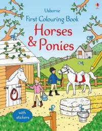 First Colouring Book. Horses and Ponies