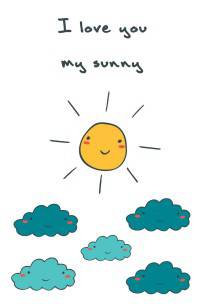 Блокнот для записей "I love you, my sunny" (А5)