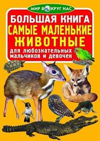 Большая книга. Самые маленькие животные. Для любознательных мальчиков и девочек