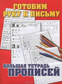 Готовим руку к письму. Большая тетрадь прописей