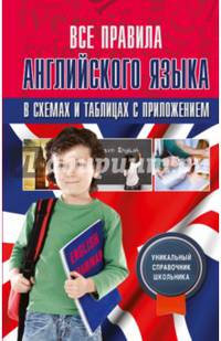 Все правила английского языка в схемах и таблицах с приложением