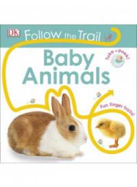 Follow the Trail Baby Animals. Board book