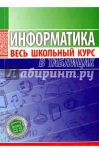 Информатика. Весь школьный курс в таблицах