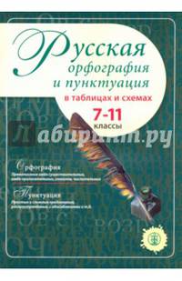 Русская орфография и пунктуация в таблицах и схемах. 7–11 классы