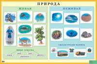 Живая и неживая природа. Наглядное пособие для детей дошкольного возраста