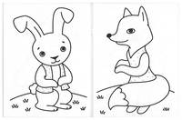 Сказки-раскраски. Колобок. 2-3 года