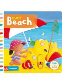 Busy Beach. Board book