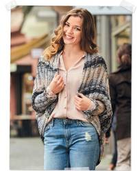 Объемные кардиганы. Модели over-size. Вяжем спицами