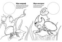 Мир насекомых. Книга-раскраска с цветными наклейками-образцами