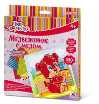 Чудо-Творчество. Мозаика самокл. Медвежонок с медом арт. 00611