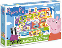 Свинка Пеппа.Наст.игра.кр-дно.Эмоции и действия.01589