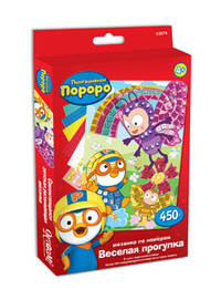Пороро. Мозаика. Веселая прогулка. арт. 02274