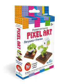 К.PixelArt™ Конструктор 3D-пиксели 2 в 1 &quot;Лягушка/Птичка&quot; арт. 02305