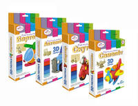 3D-лепка. Транспорт,в асс. 4 вида, арт. 02510