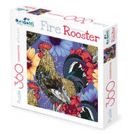 Пазл 360А.FireRooster &quot; Акварельные петухи&quot;.02634