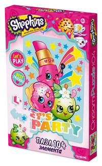 Шопкинс.Пазл.104Эл.Приглашение на вечеринку.02879