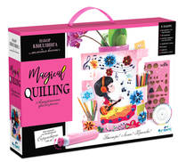 Magical Quilling. Набор квиллинга. Мелодия весны. панорама, с инструм. на батар., линейка, пробков основа. Арт 03232