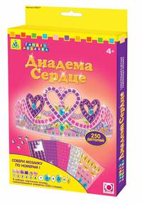 Стильн. штучки. Мозаика д/дев диадема. Сердце арт. 05037