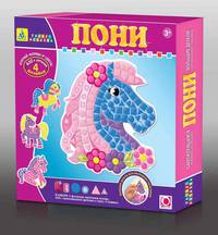 Мозаика-набор для малышей. Пони (4 шт. ) арт. 05072