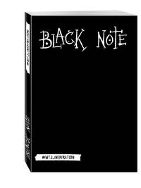 Комплект. Black Note. Креативный блокнот с черными страницами (мягкая обложка) + Комплект из 2-х белых ручек и белого карандаша WTJ_INSPIRATION