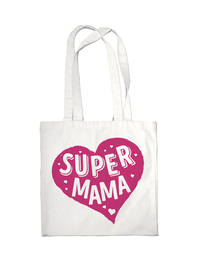 Сумка #дарилюбовь. Супер(SUPER) мама (сердце)