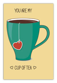 You are my cup of tea (green cup) (А5)