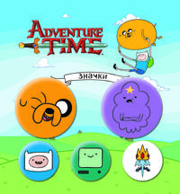 Набор значков &quot;Adventure time. Вселенная друзей&quot; (5 шт.)