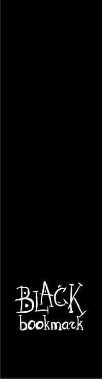 Закладка с резинкой. Black bookmark