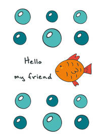 Блокнот для записей &quot;Hello, my friend&quot; (А6)