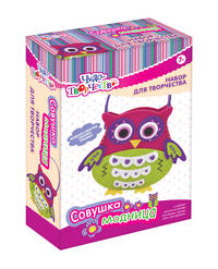 Чудо-Творчество. Сделай сам. Сумочка. Совушка-модница. , роз арт. 01771