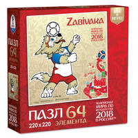 ЧМ2018.Пазл.64Эл.Забивака.Футбольный финт.03791