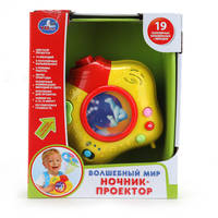 НОЧНИК-ПРОЕКТОР &quot;УМКА&quot; &quot;ВОЛШЕБНЫЙ МИР&quot; ЦВ. ПРОЕКТОР, 9 РУСС. КОЛЫБЕЛЬНЫХ, 10 МЕЛОДИЙ В КОР в кор12шт