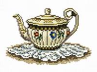 Наборы для вышивания. Чайник с цветочками (1035-14 )