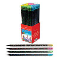 Карандаш с ласт. FABER-CASTELL PARTY HВ круглый с заточкой, 72 шт./уп.