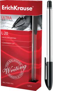 Ручка шариковая ULTRA L-20 (Черный)