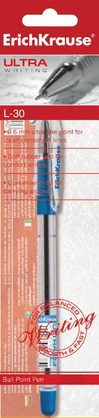 Ручка шариковая ULTRA L-30, в полибеге (Синий)
