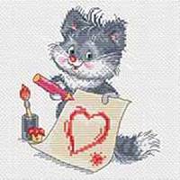 148-14 Котёнок-художник