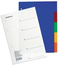 Разделитель цветной (A5) 5 цветов Divider colored)