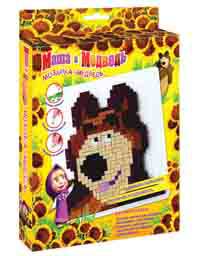 Мозаика &quot;Медведь&quot;, маленькая, Маша и Медведь