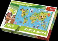 Пазл 100 дет. &quot;Карта мира&quot;