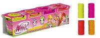 Пластилин цветной 4 шт. Winx Club