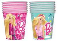 Стакан бумажный &quot;БАРБИ&quot;, 250 мл,10 штук, 2 дизайна в ассортименте, т.м. Barbie