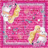 Салфетки "БАРБИ",33*33см, 20шт. 2-х слойные_Barbie