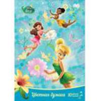 Цветная бумага 10 л. 10 цв. &quot;Disney&quot; Феи