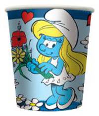 Стакан бум. "ПРИКЛЮЧЕНИЯ СМУРФИКОВ", 210мл, 10 шт.