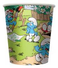 Стакан бум. "СМУРФИКИ", 210мл, 10 шт.